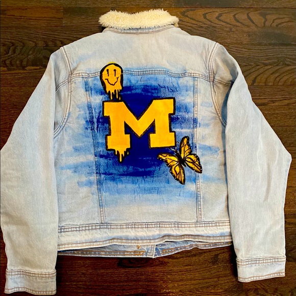 NWT University of Michigan Custom Logo Jacket - Picture 1 of 5